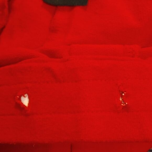 Armani Exchange Size L Pants Joggers Flaw Red Athletic Sweats Pockets Leisure - Picture 6 of 11